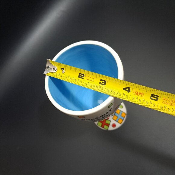 Hand-Painted "Liquid Birthday" Wine Goblet By Our Name Is Mud - Picture 13 of 14